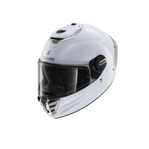 Shark Spartan RS Blank full-face hjelm (hvid / sølv)