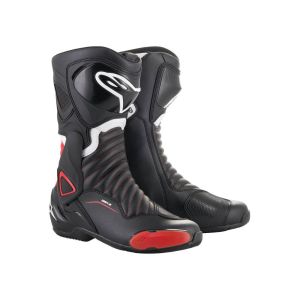 Alpinestars SMX-6 v2 motorcykelstøvler (sort / hvid / rød)