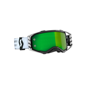 Scott Prospect motorcykelbriller med spejl (hvid / sort / grøn)