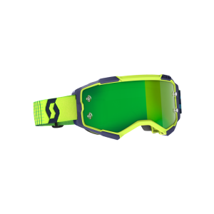 Scott Fury motorcykelbriller (spejlet | blå / gul / grøn)