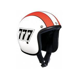 Bandit 777 jet hjelm (uden ECE | hvid / orange / sort)