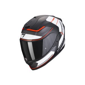 Scorpion Exo-1400 Air Vittoria full-face hjelm (mat sort / hvid / rød)