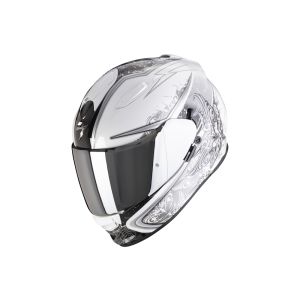 Scorpion Exo-491 Run full-face-hjelm (hvid / sort)