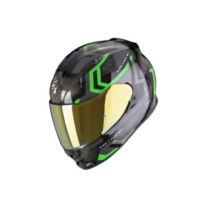 Scorpion Exo-491 Spin Fullface hjelm (sort / grøn)