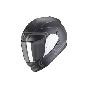 Scorpion Exo-491 West full-face-hjelm (mat sort / sølv)