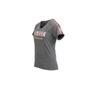 Yamaha Brazoria Faster Sons T-shirt til damer (grå / rød)