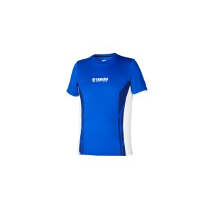 Yamaha Paddock Blue Performance T-shirt til mænd (blå/hvid)