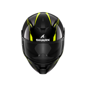 Shark D-Skwal 2 Cadium full-face hjelm (sort / grå / gul)