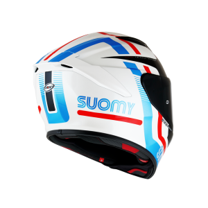 Suomy Track-1 Ninety Seven Motorcykelhjelm (hvid / blå / rød)