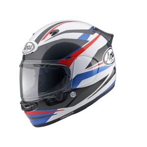 Arai Quantic Ray full-face hjelm (hvid / blå / rød)