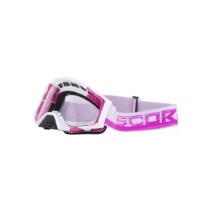 Scorpion E21 motorcykelbriller (pink / hvid)