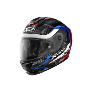 X-Lite X-903 Ultra Carbon Harden N-COM full-face hjelm (sort / carbon / blå / rød)