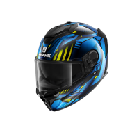 Shark Spartan GT Replikan full-face hjelm (sort / blå / gul)