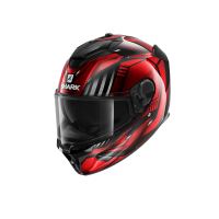 Shark Spartan GT Replican full-face hjelm (sort / rød / grå)