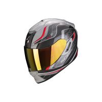 Scorpion Exo-1400 Air Attune full-face hjelm (grå / sort / rød)