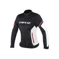 Dainese Air Frame D1 motorcykeljakke til kvinder (sort / grå / pink)