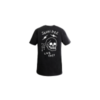 John Doe Live Fast Skull T-shirt (sort)