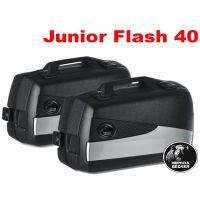 Hepco & Becker Junior Flash 40 sidetaske sæt (sort/sølv)