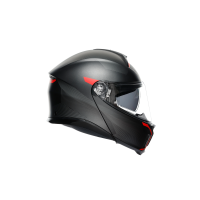 AGV Tourmodular Frequency flip-up hjelm (mat sort / rød)