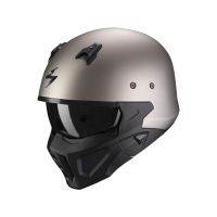 Scorpion Covert-X Solid Titanium Motorcykelhjelm