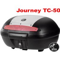 Hepco & Becker Journey TC50 Topcase inkl. plade (sort / sølv)